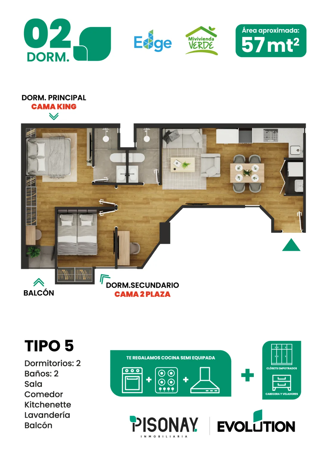 02 DORM — Tipo 5